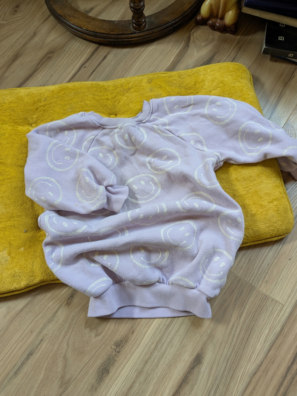 Mini Lilac Smiley Sweatshirt